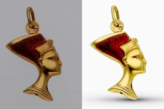 do high quality jewelry retouching color replacement