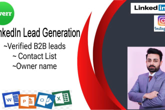 do targeted b2b lead generation ,owner name and contact list