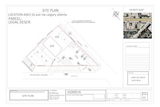 create a professional site plan for residential, commercial, and industrial area