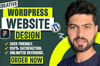 do wordpress website design and redesign wordpress elementor