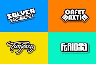 design creative and professional text logo