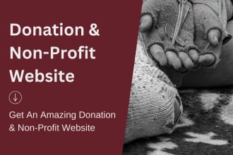 develop responsive nonprofit and charity donation website