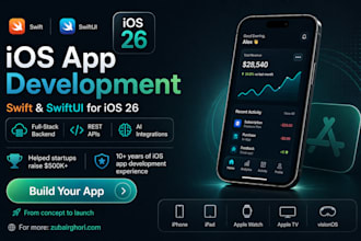 develop ai ios app for iphone using swiftui and swift
