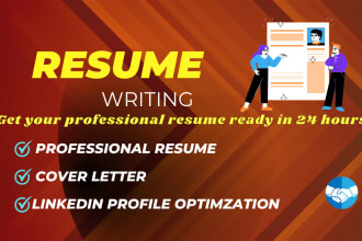 deliver 24 hours professional resume writing and tech cv writing service