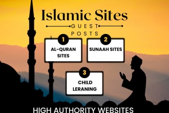 publish quran guest posts on high authority islamic websites