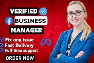 create new verified fb business manager and ads account