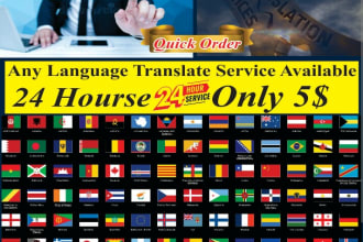 do any country translation in 24hrs