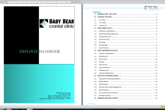 provide desired employee handbook and policy manual
