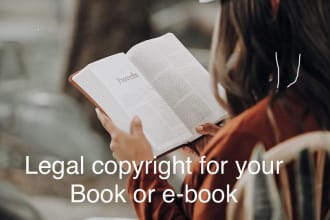 write copyright page for your book or ebook
