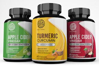 do product label design, supplement label design