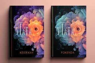 do kindle ebook cover design and KDP print book cover design