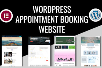 be your wordpress appointment booking website developer on elementor