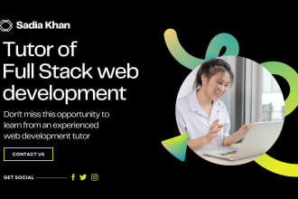 be your tutor of full stack and mern stack web development