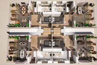 create 3d floor plans