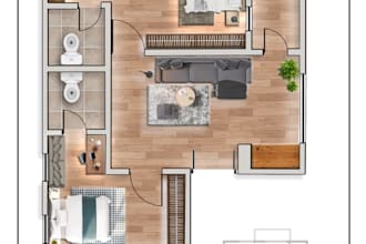 plan you a beautiful spaces , buildings , office for you