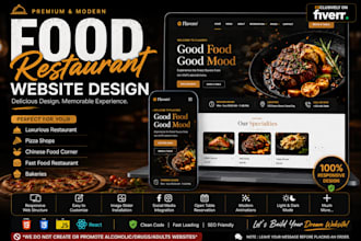 build professional restaurant website