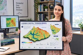 do professional cartography and gis mapping for reports research