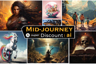 create unique ai generated concept art using midjourney