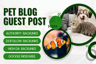 publish pet guest post on animals and pet blogs with dofollow backlinks