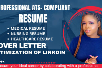 write a professional healthcare, nursing, doctor, medical resume