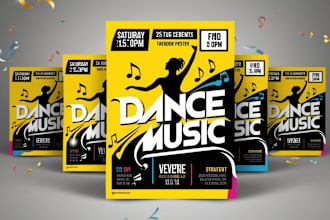 create concert poster,typography poster,sports poster,vintage poster design