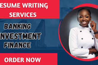 write, and optimize your resume for finance, banking, and investment