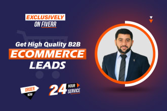 provide b2b ecommerce leads and shopify store owner email lead list