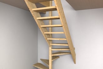 make wooden half spiral stairs manufacturing drawings