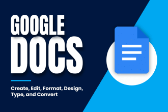 create, edit, format, and design google docs documents