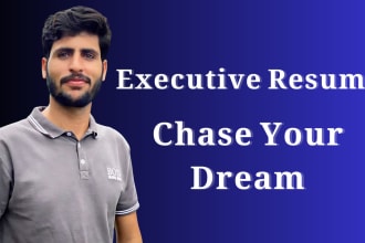 write senior, director, vp, svp, or executive resume or cv