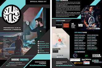 create professional and interactive electronic press kit epk