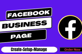create and complete setup impressive facebook business page