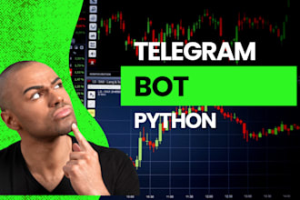 do custom telegram bot, crypto and ethereum wallet by python
