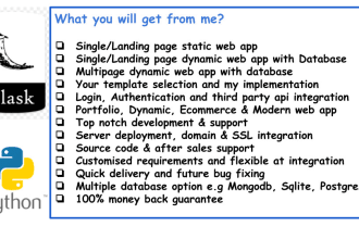 develop dynamic web applications using flask