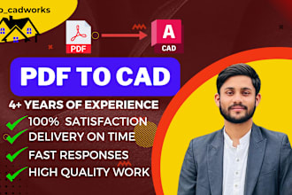 be your PDF to autocad, cad conversion expert