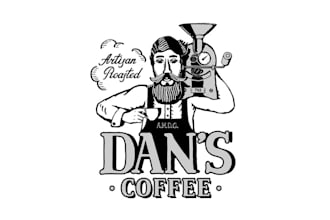 design tea, coffee, drink, food, ice cream, bakery logo