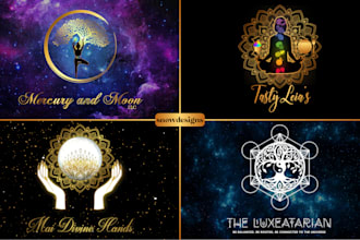 design spiritual sacred logo mystical geometric mandala