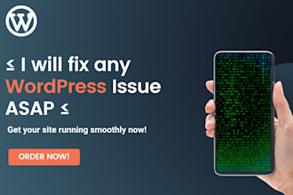 fix wordpress issues and errors fast