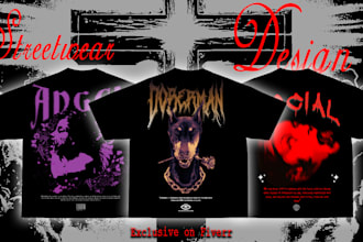 luxury streetwear tshirt designs for your clothing brand