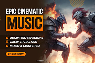 create epic cinematic music for your film, game or trailer