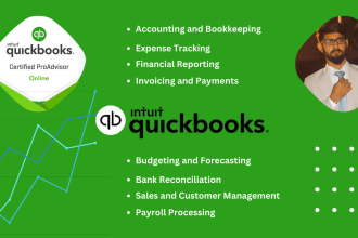 manage your bookkeeping monthly using quickbooks online
