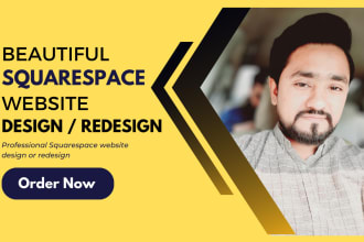 build professional squarespace website design or redesign