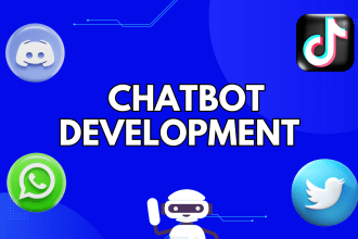 make custom botpress or twitter bot or discord bot or tiktok bot or whatsapp bot