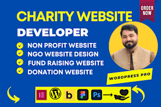nonprofit organization, fundraising, charity donations, ngo website design