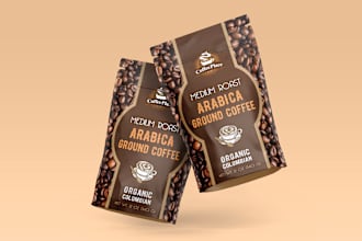 do creative pouch design, food packaging design, sachet design, label design