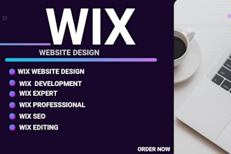 build wix website design, redesign wix website with wix SEO