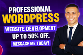 design, redesign wordpress website or build website development wordpress