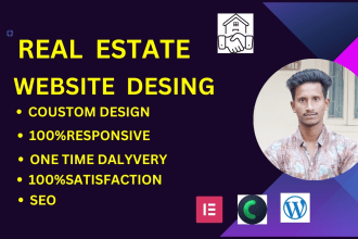 design  real estate investor  website in  wordpress website