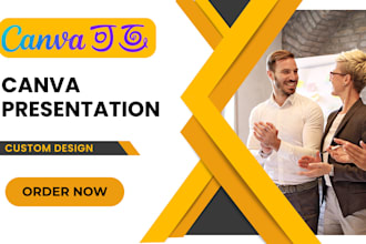 design canva business presentation  for you