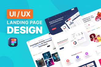 do figma website design, website mockup, website ui design, figma design website